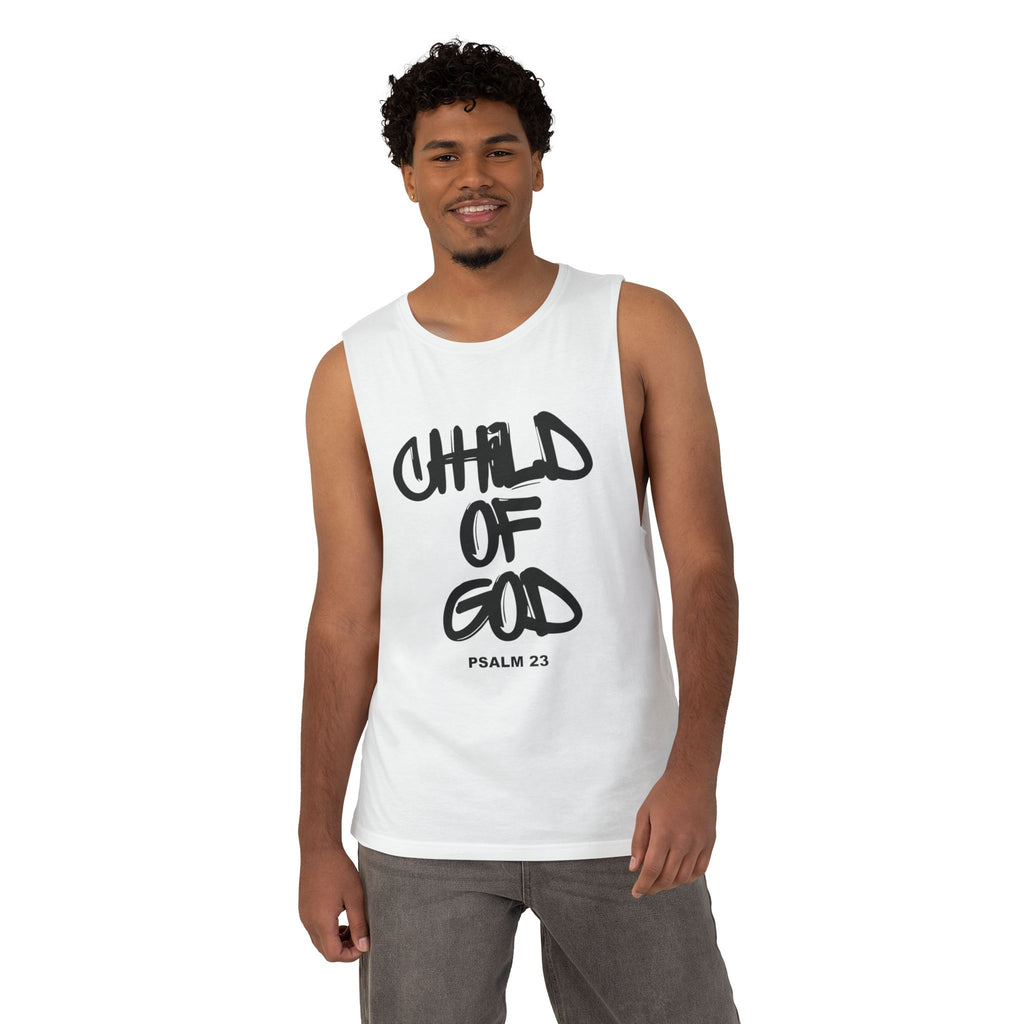 Child of God Tank Top — Psalm 23 Christian Faith Muscle Tank