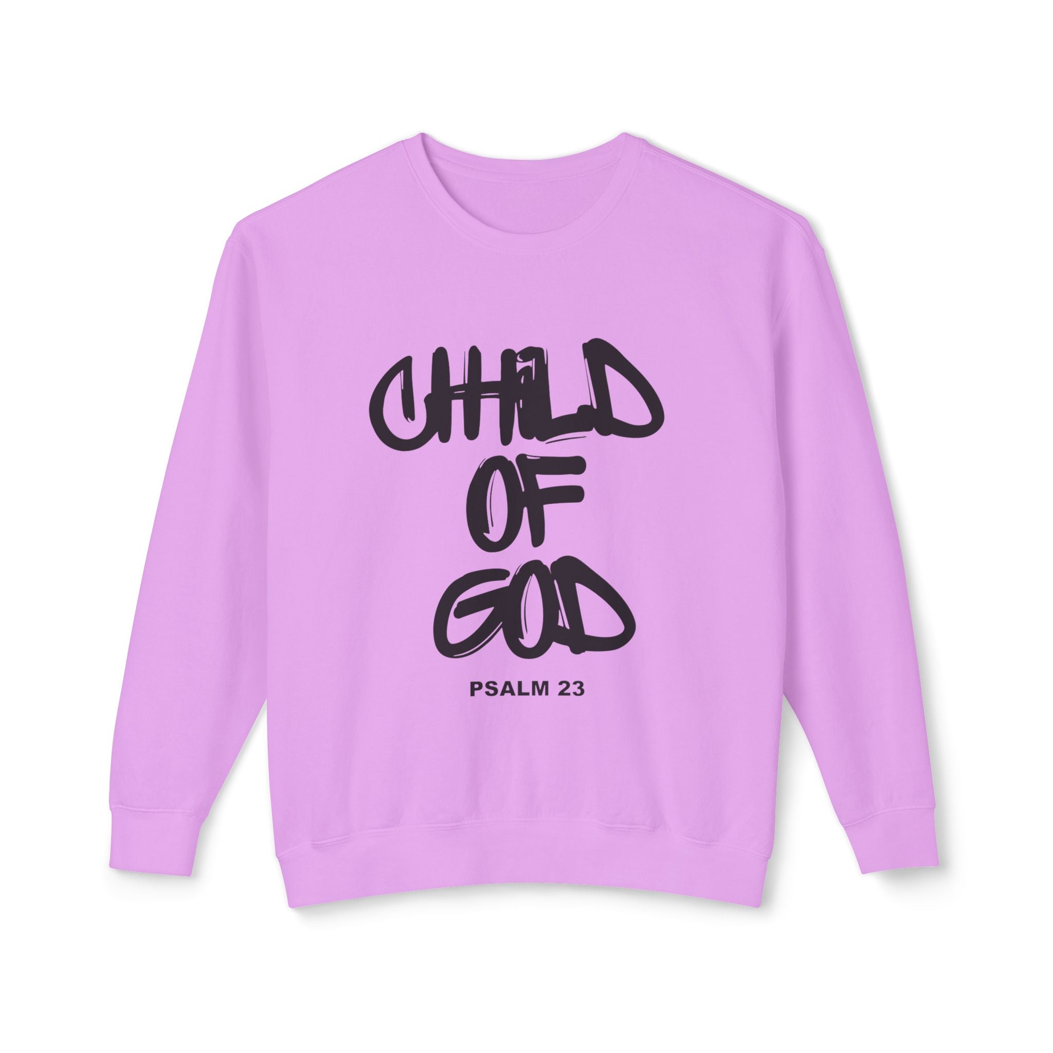 Child of God Sweatshirt — Psalm 23 Christian Crewneck