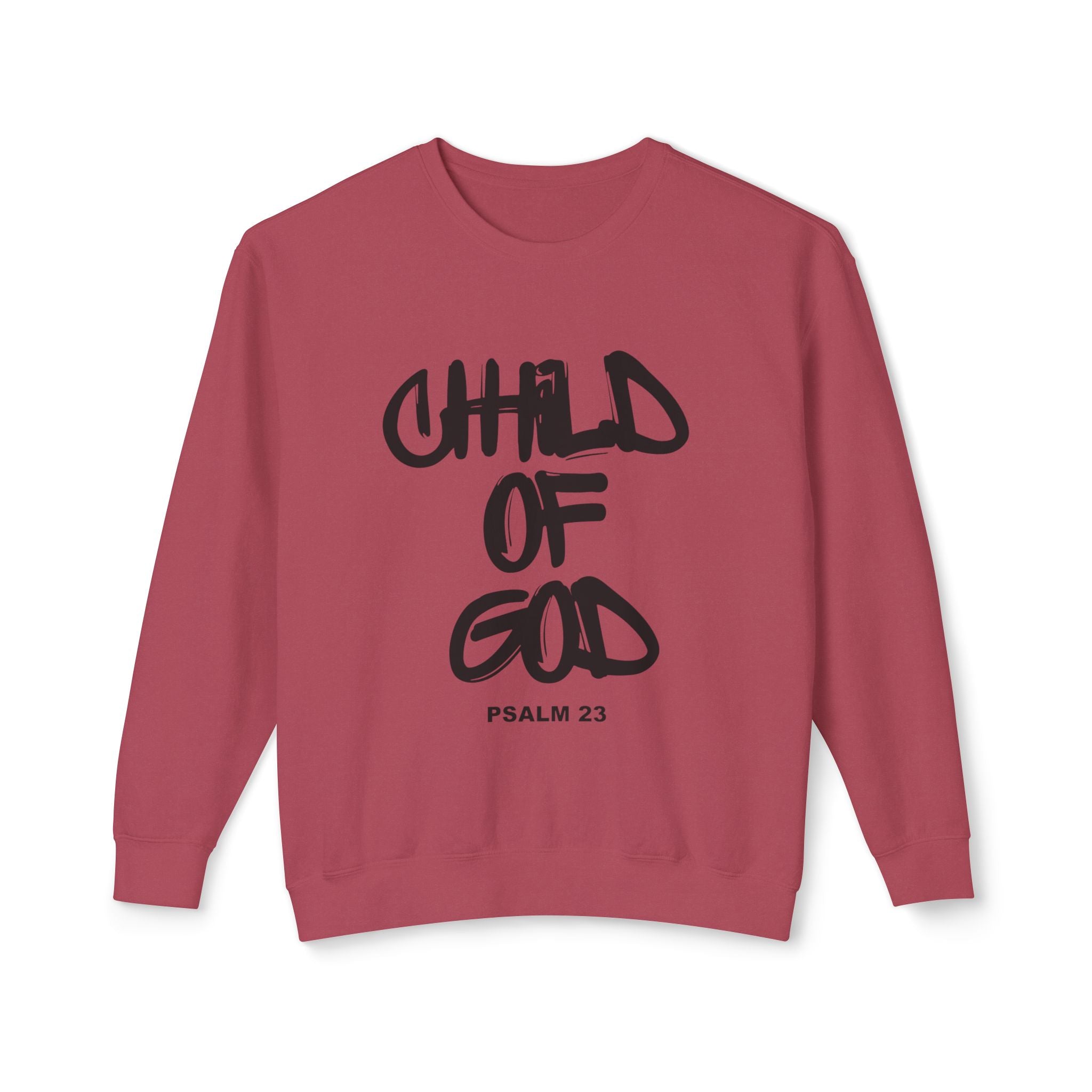 Child of God Sweatshirt — Psalm 23 Christian Crewneck