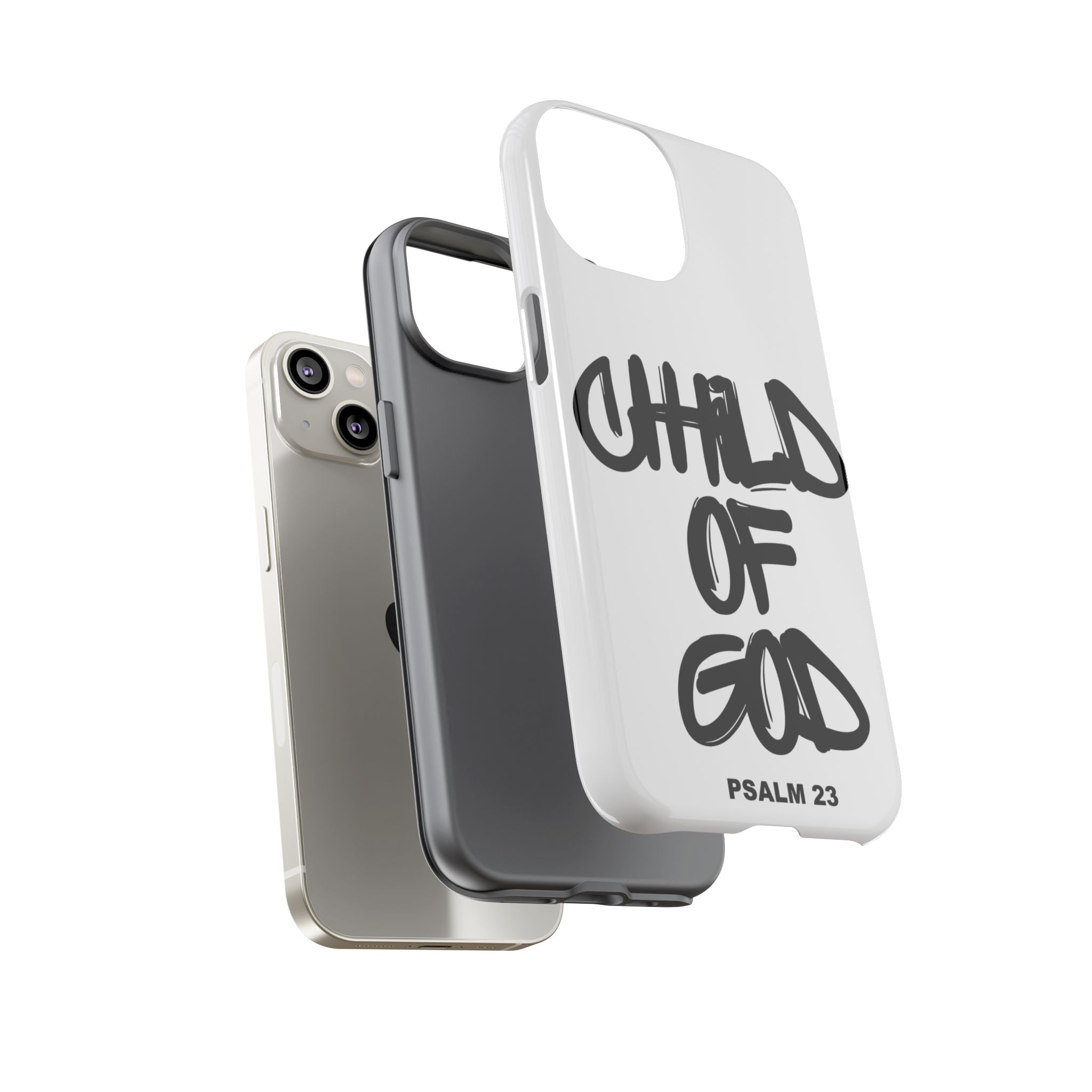 Child of God Phone Case — Psalm 23 Inspirational Protective iPhone Case