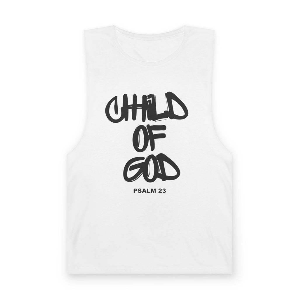 Child of God Tank Top — Psalm 23 Christian Faith Muscle Tank