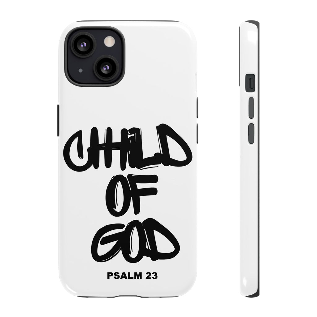 Child of God Phone Case — Psalm 23 Inspirational Protective iPhone Case